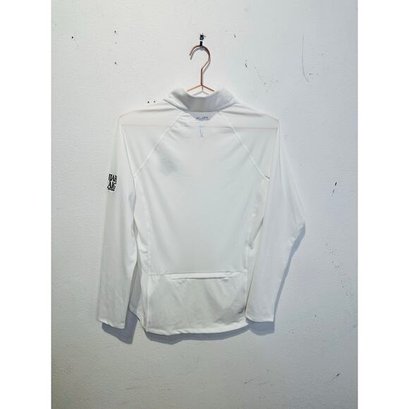 RALPH LAUREN White Quarter Zip Ryder Cup 2023 Logo Pullover Jacket size Small - Picture 4 of 10